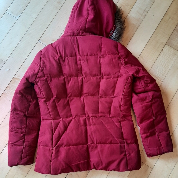 Calvin Klein red winter jacket Sz XS - Picture 3 of 3